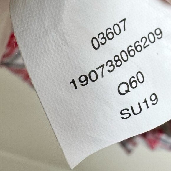 Roots 100% Linen Red, Blue, White Check Half Button Adjtable Sleeve Shirt. L - Picture 6 of 7